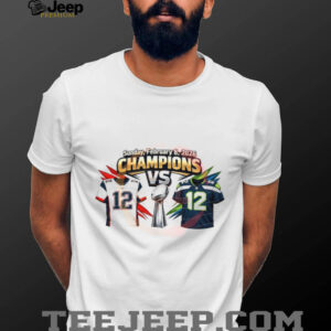 Sunday February 8 2026 Champions VS Football Matchup T shirt Sunday February 8 2026 Champions VS Football Matchup T shirt
