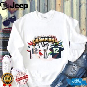 Sunday February 8 2026 Champions VS Football Matchup T shirt
