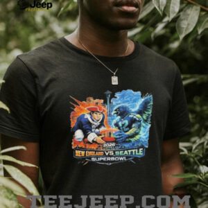 Super Bowl 2026 New England vs Seattle Matchup T Shirt Patriots vs Seahawks Graphic Shirt
