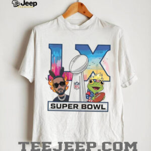 Super Bowl LX 2026 Benito & Coquí Frog Graphic T shirt