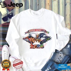 Super Bowl LX 2026 Patriots vs Seahawks Helmet Clash PNG