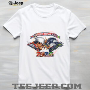 Super Bowl LX 2026 Patriots vs Seahawks Helmet Clash PNG