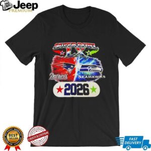 Super Bowl LX 2026 Patriots vs Seahawks Matchup Event T Shirt
