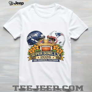 Super Bowl LX 2026 San Francisco California Football Matchup T shirt