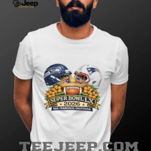Super Bowl LX 2026 San Francisco California Football Matchup T shirt
