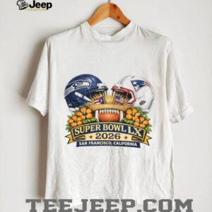 Super Bowl LX 2026 San Francisco California Football Matchup T shirt
