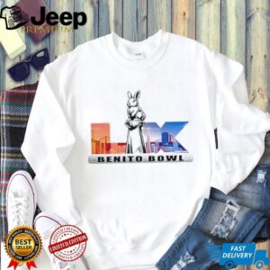 Super Bowl LX Benito Bowl Bad Bunny Rabbit Logo White T Shirt