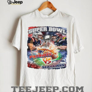 Super Bowl LX Patriots vs Seahawks Rivalry Matchup PNG