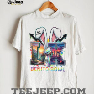 Team Benito Bowl Super Bowl LX Rabbit Ears Rainbow T shirt