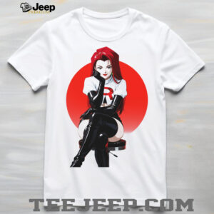 Team Rocket Jessie Jessie Pokémon Anime Red Moon Graphic Tee Team Rocket Jessie Jessie Pokémon Anime Red Moon Graphic Tee