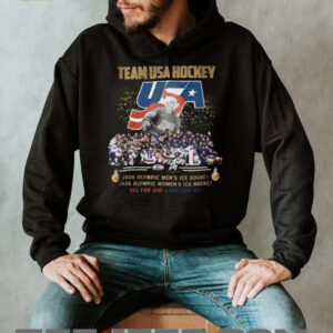 Team USA Hockey 2026 Olympic Men's and Women's Champions Commemorative T Shirt