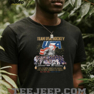 Team USA Hockey 2026 Olympic Men's and Women's Ice Hockey Commemorative T Shirt