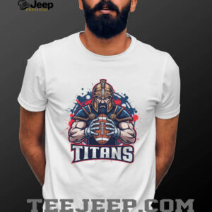 Tennessee Titans Spartan Warrior Football Graphic T Shirt