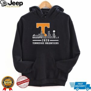 Tennessee Volunteers 2026 Roster Player Names Typography T Shirt