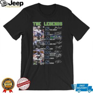 The Legends Of Seattle Seahawks Signature Players Grid T Shirt The Legends Of Seattle Seahawks Signature Players Grid T Shirt