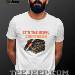 The Vinyl Countdown Music Pun T Shirt Retro Record Collector Graphic