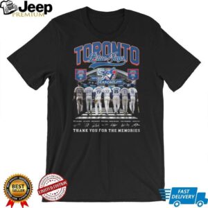 Toronto Blue Jays 50 Seasons 1977 2025 Legends Signature T Shirt