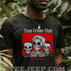 True Crime Club Afterlife Edition Skeleton Trio Graphic T Shirt