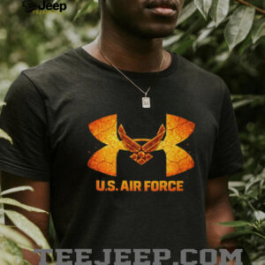 U.S. Air Force Logo Under Armour Style Cracked Earth Graphic T Shirt U.S. Air Force Logo Under Armour Style Cracked Earth Graphic T Shirt