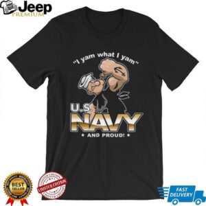 US Navy And Proud Popeye The Sailor Man Graphic T Shirt US Navy And Proud Popeye The Sailor Man Graphic T Shirt