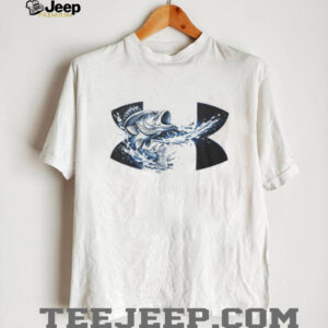 Under Armour Style Fishing Bass Splash Graphic Grey T Shirt Under Armour Style Fishing Bass Splash Graphic Grey T Shirt