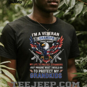 Veteran Grandpa Protect My Grandkids American Eagle T Shirt Veteran Grandpa Protect My Grandkids American Eagle T Shirt