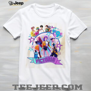 Victoria K Pop Anime Girl Band Vibrant Colorful T Shirt Victoria K Pop Anime Girl Band Vibrant Colorful T Shirt