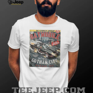 Vintage DC Comics Batmobile Gotham City Garage Retro T Shirt