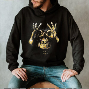 Vintage Golden Skull Hand Eyes Graphic T Shirt Streetwear Aesthetic Vintage Golden Skull Hand Eyes Graphic T Shirt Streetwear Aesthetic