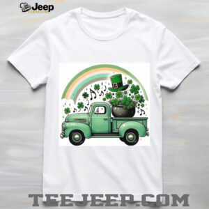 Vintage Green Pickup Truck with Pot of Gold and Shamrocks T Shirt Vintage Green Pickup Truck with Pot of Gold and Shamrocks T Shirt
