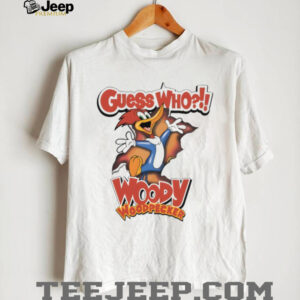 Vintage Woody Woodpecker “Guess Who” Classic Cartoon Shirt