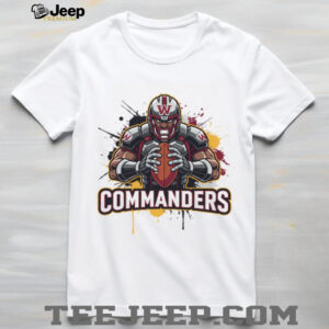 Washington Commanders Action Player Splatter Art T Shirt