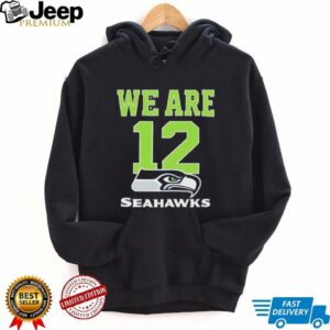 We Are 12 Seattle Football Fan Spirit Classic Logo T Shirt