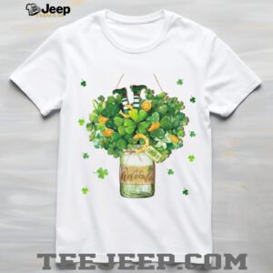 Welcome Lucky Mason Jar Shamrock Bouquet St. Paddy’s Day Art T Shirt Welcome Lucky Mason Jar Shamrock Bouquet St. Paddy’s Day Art T Shirt