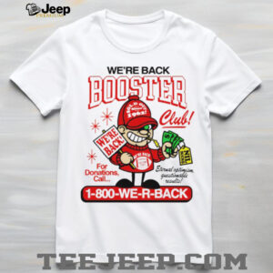 We're Back Booster Club Retro Mascot Sports T Shirt