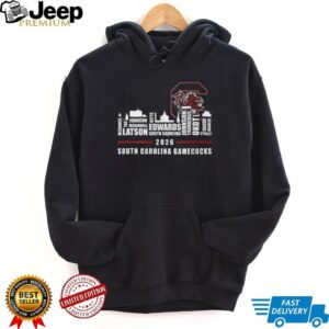 South Carolina Gamecocks 2026 Skyline Player Names Roster T Shirt