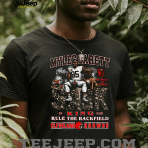 Myles Garrett Cleveland Browns Sack King Rule The Backfield T Shirt Myles Garrett Cleveland Browns Sack King Rule The Backfield T Shirt