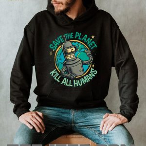Futurama Bender Save The Planet Kill All Humans Retro Sci Fi T Shirt Futurama Bender Save The Planet Kill All Humans Retro Sci Fi T Shirt