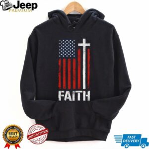 American Flag Cross Faith T Shirt Christian Patriot Apparel (2) American Flag Cross Faith T Shirt Christian Patriot Apparel (2)