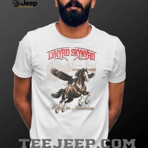 Lynyrd Skynyrd Free Bird Made In America Eagle and Horse Graphic T Shirt
