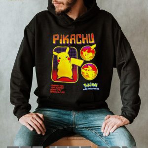 Pikachu Pokemon #025 Electric Type Retro Pokedex Graphic T Shirt Pikachu Pokemon #025 Electric Type Retro Pokedex Graphic T Shirt
