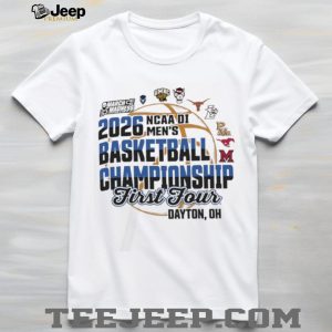 2026 NCAA DI Men’s Basketball First Four Dayton OH T Shirt