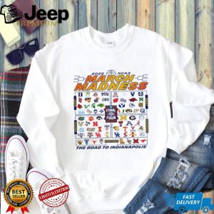 2026 NCAA March Madness Road To Indianapolis Tournament Bracket Shirt 2026 NCAA March Madness Road To Indianapolis Tournament Bracket Shirt