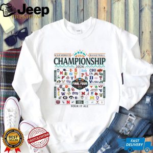 2026 NCAA Women’s Basketball Championship “Four It All” Bracket Shirt 2026 NCAA Women’s Basketball Championship “Four It All” Bracket Shirt