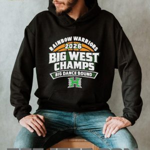 2026 Rainbow Warriors Big West Champs Big Dance Bound Basketball Tee