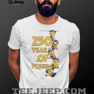 250 Years of Freedom Minions USA 1776 2026 Anniversary T Shirt 250 Years of Freedom Minions USA 1776 2026 Anniversary T Shirt