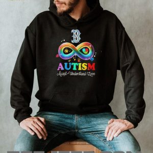 Boston Baseball Autism Awareness Infinity Rainbow Accept Understand Love T Shirt