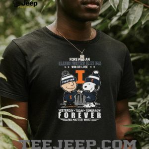 Illinois Fighting Illini Peanuts Characters Forever Fan Win Or Lose T Shirt Illinois Fighting Illini Peanuts Characters Forever Fan Win Or Lose T Shirt