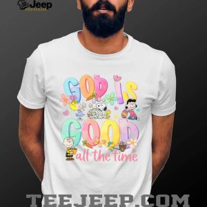 Peanuts Gang God Is Good All The Time Easter Eggs T Shirt