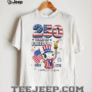 Snoopy Uncle Sam 250 Years of Freedom 1776 2026 Patriotic Shirt